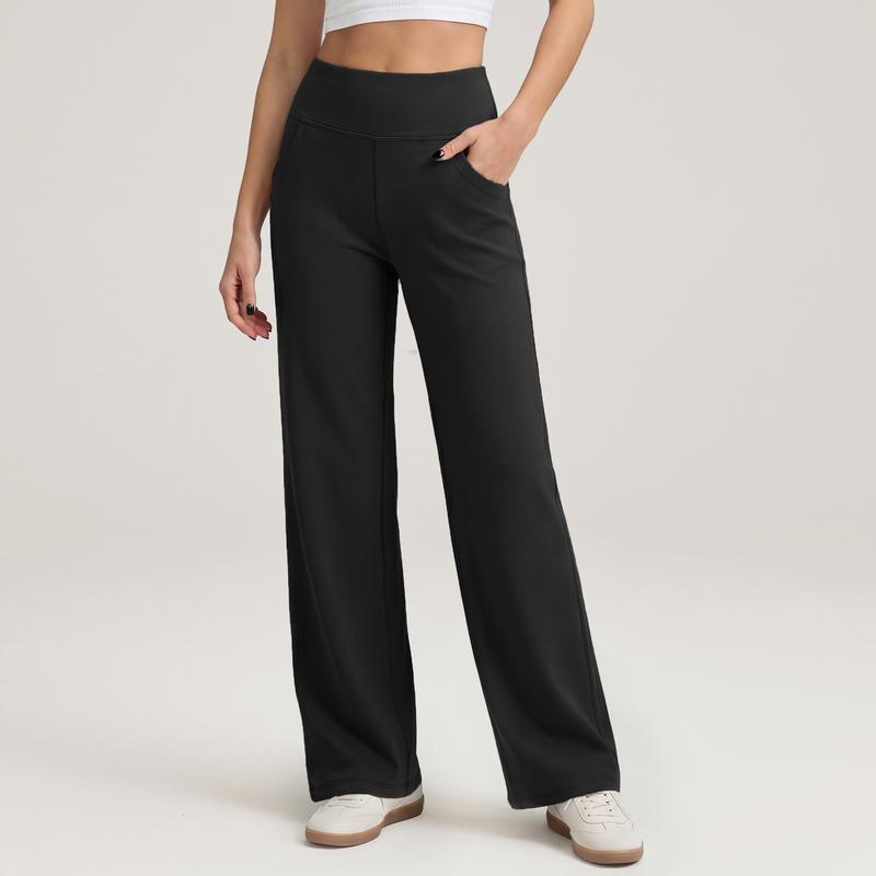 Casual Wide Yoga And Sports Trousers With Pockets For Women