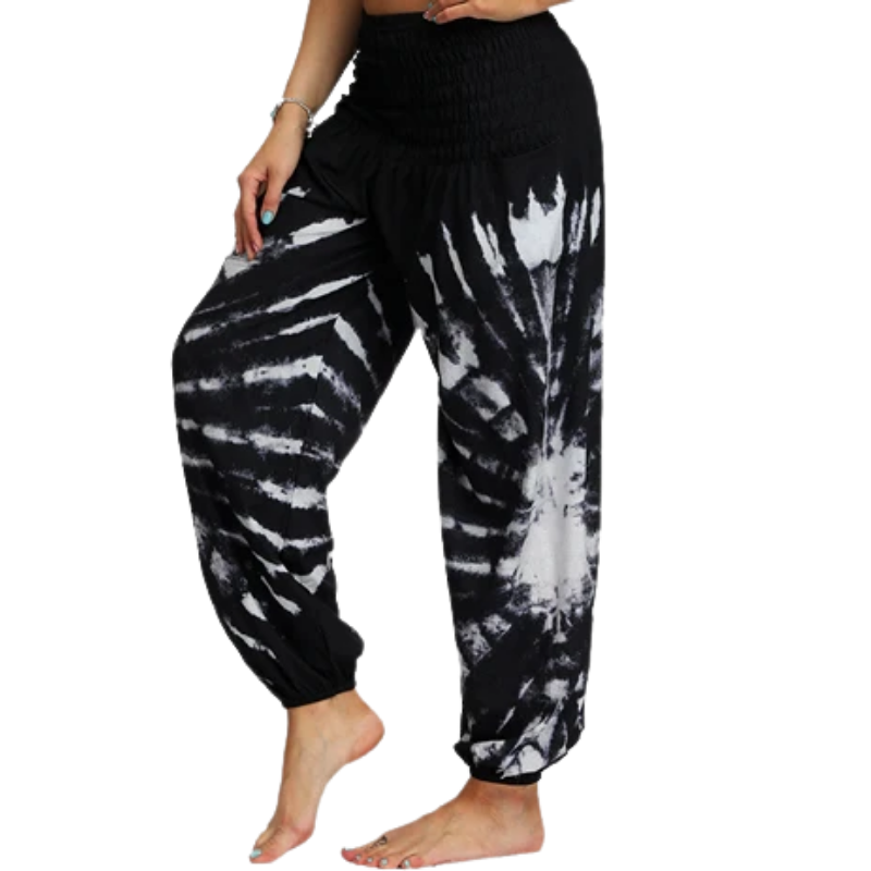 Tie-Dye Harem Pants-My Comfy PantTie-Dye Harem Pants - Image 3