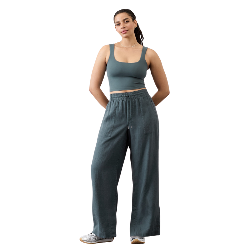 Retreat Linen High Rise Wide Leg Pant-My Comfy PantRetreat Linen High Rise Wide Leg Pant - Image 4
