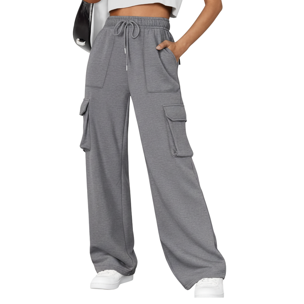 Parachute Style Cargo Jogger Sweatpants