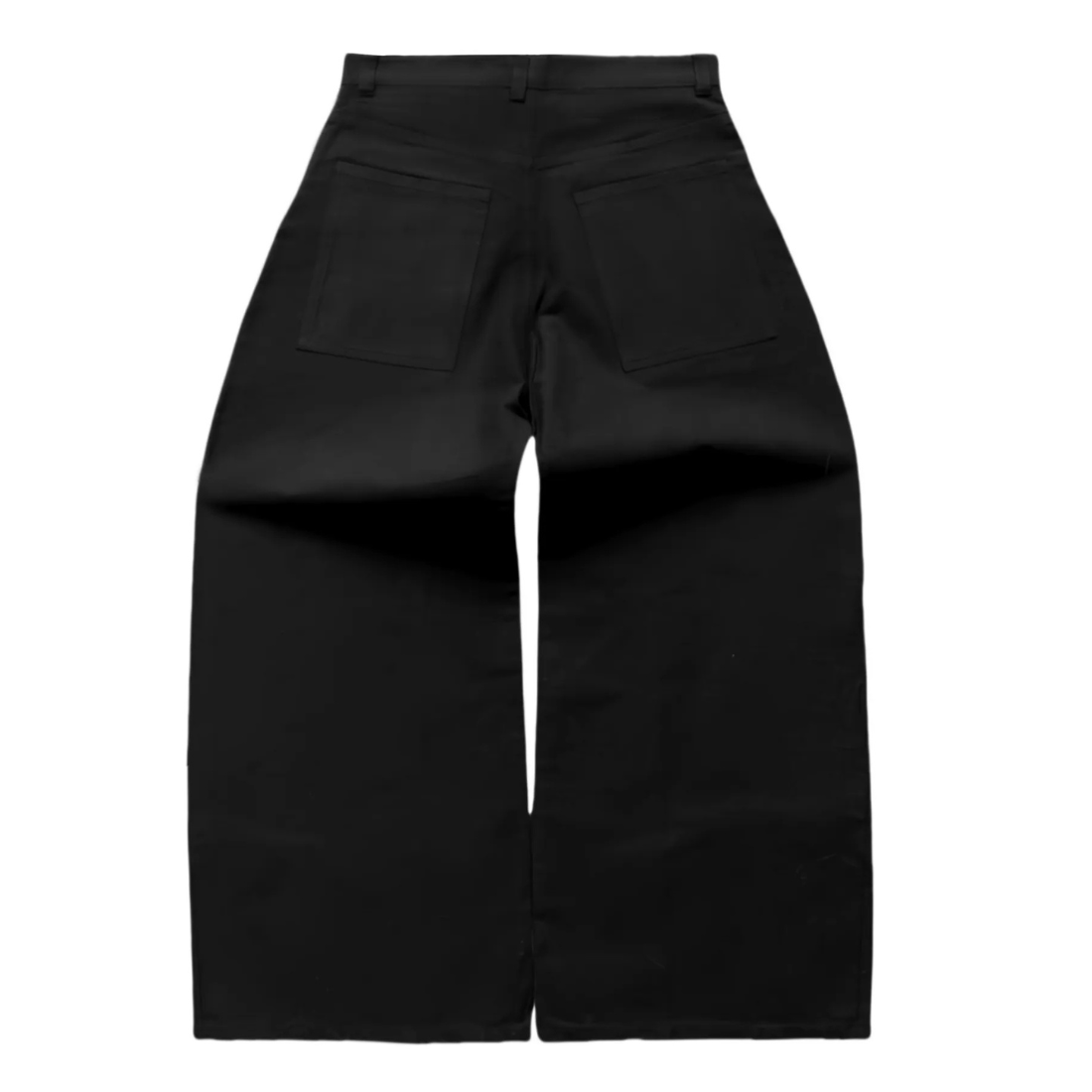 Pleated Wide Cut Tailored Suit Trousers