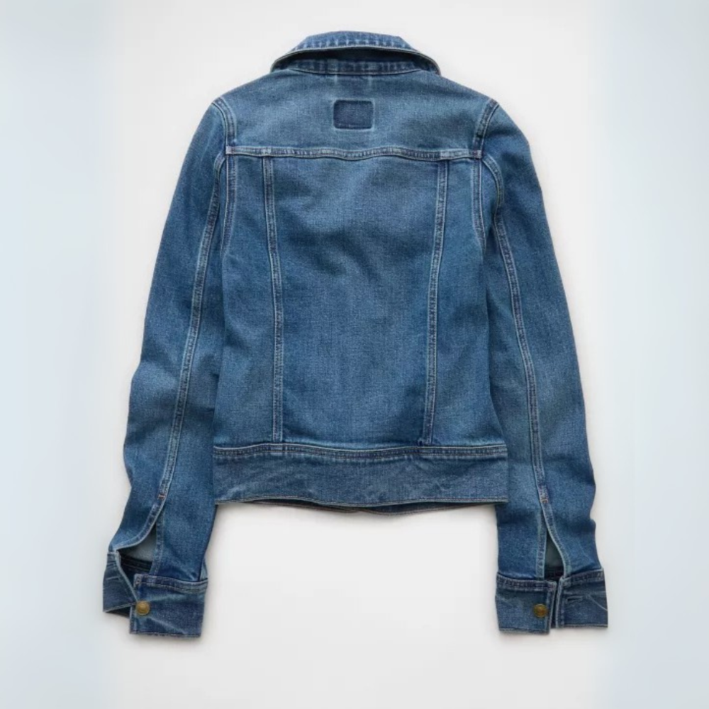 Cinched Denim Jacket