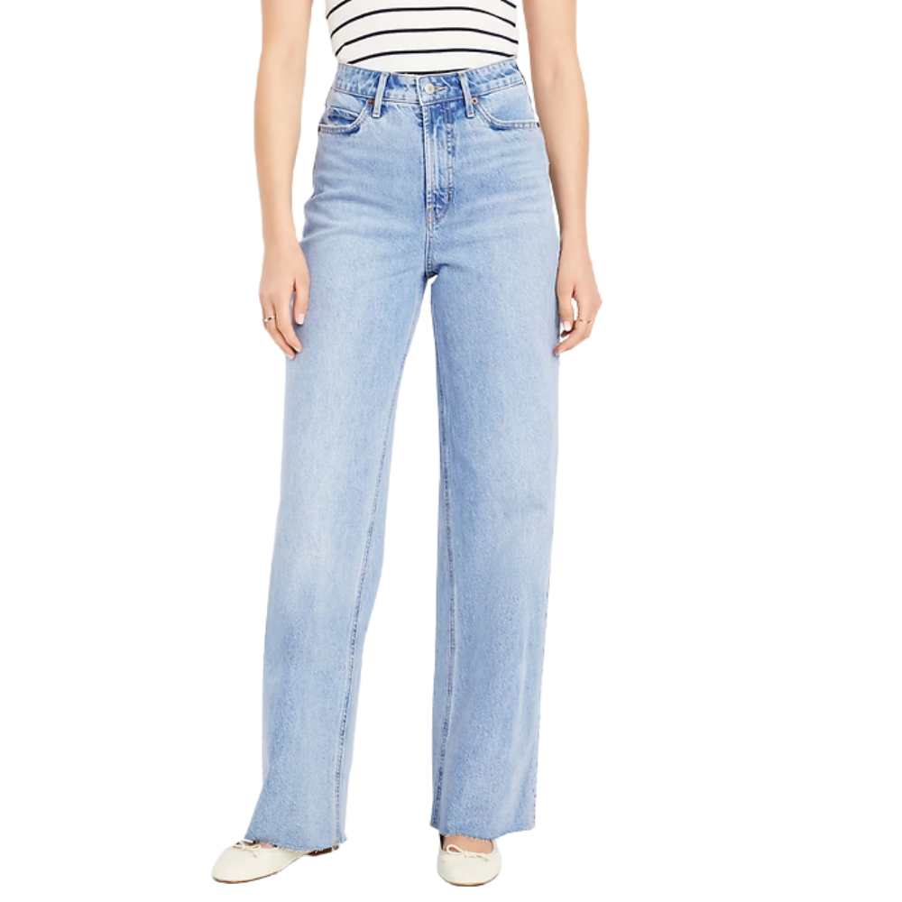 Extra High Waisted Wide Leg Jeans-My Comfy Pant