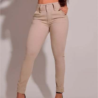 Two Pack High Waist Sculpting Jeans With Curve Enhancing Fit-My Comfy Pant