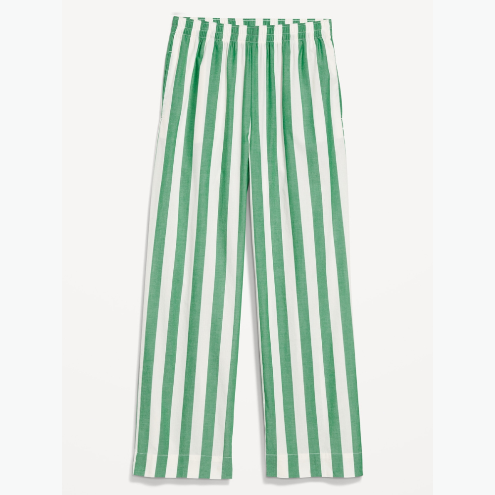 High Waisted Poplin Pajama Pant-My Comfy Pant