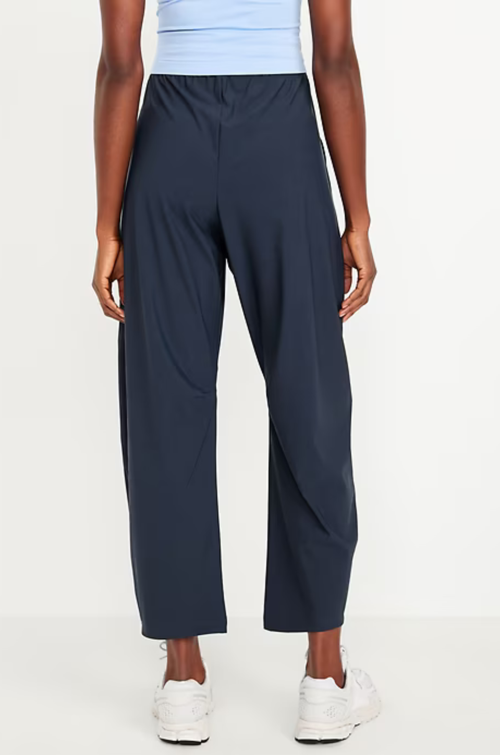 High-Waisted SleekTech Barrel Ankle Pants-My Comfy Pant
