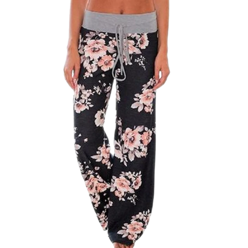Women's Loose-Fit Floral Pants-My Comfy Pant