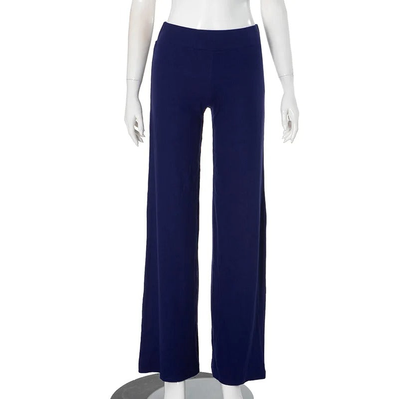 Star Printed Wide Length Lounge Joggers-My Comfy Pant