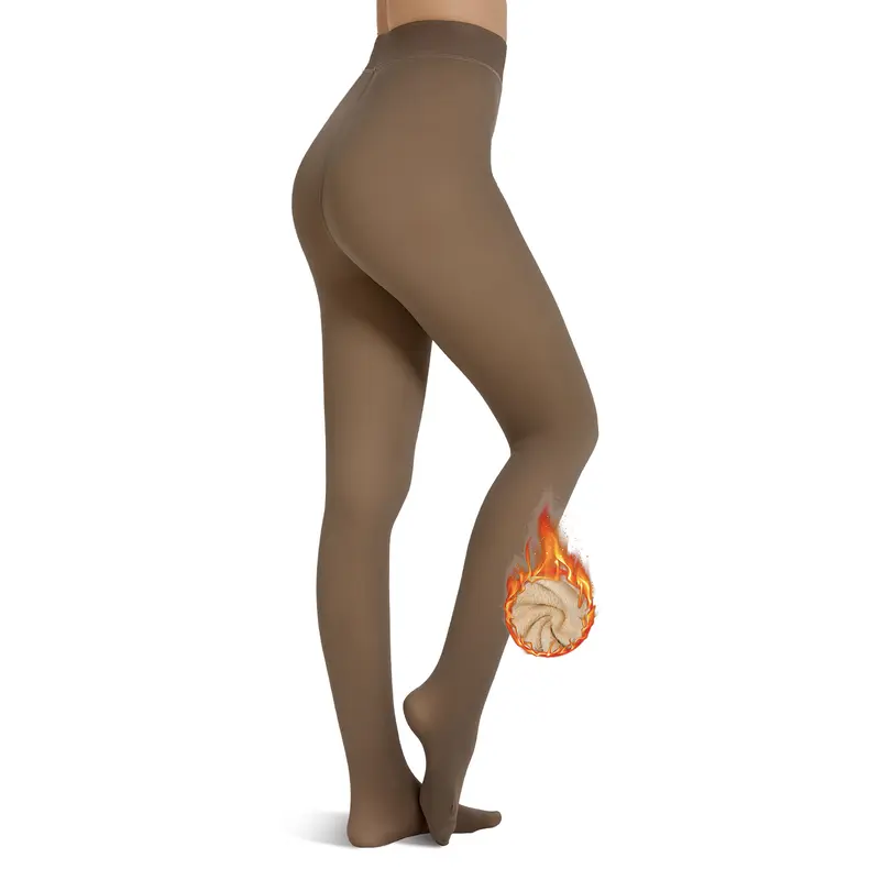 Tournesol Fleece Lined Tights One-Lined Seams