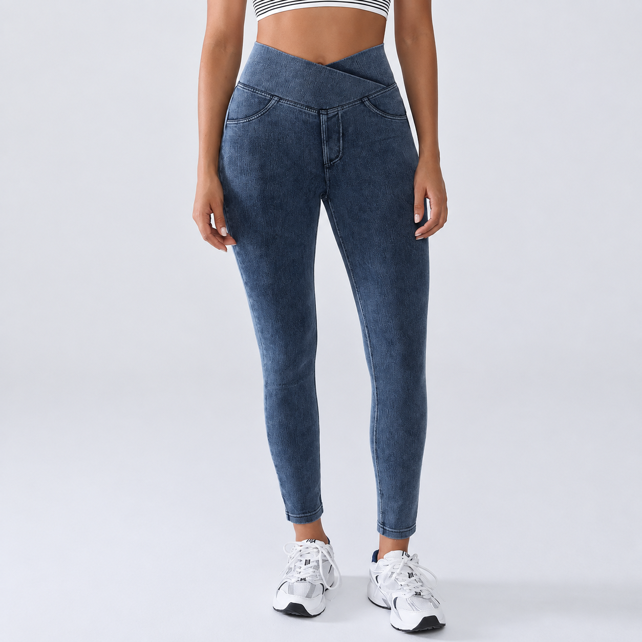 Summer Crossover Stretchy Streetwear Jeans For Women