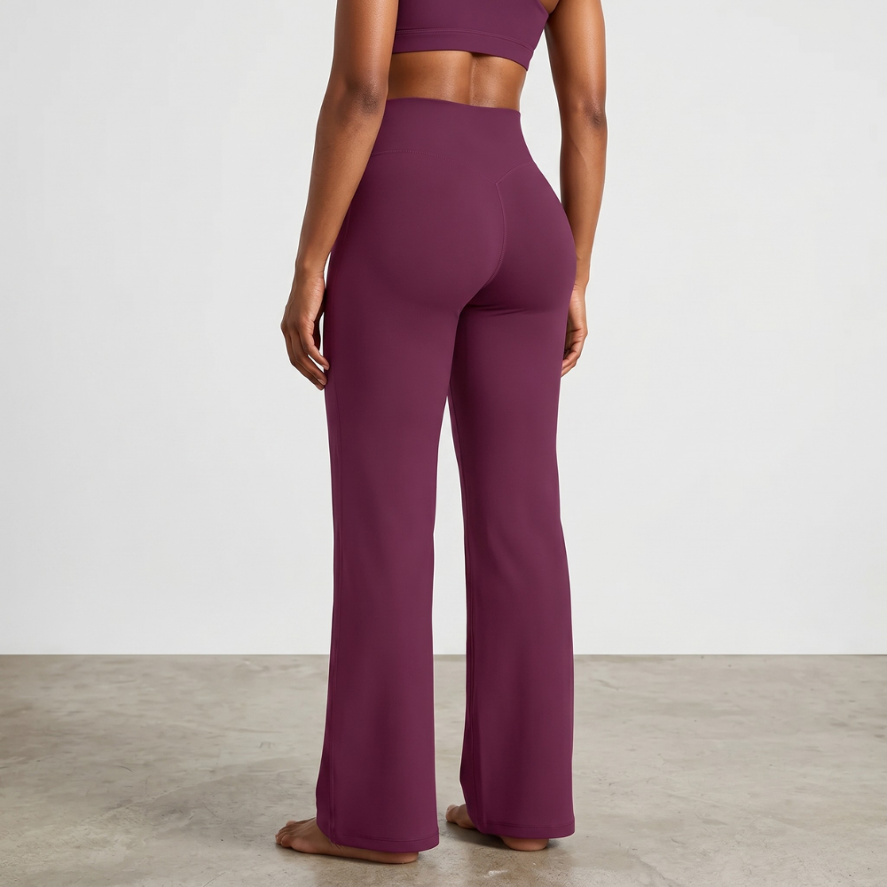 Structured Athletic Wide Sweep Yoga Pants