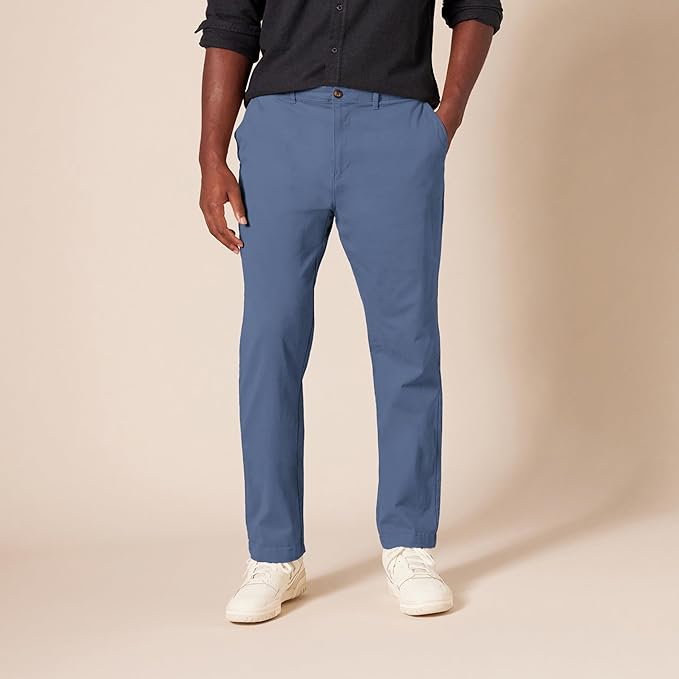 Men's Athletic-Fit Chino PantsAthletic Fit Chino Twill Pants For Men - Image 17