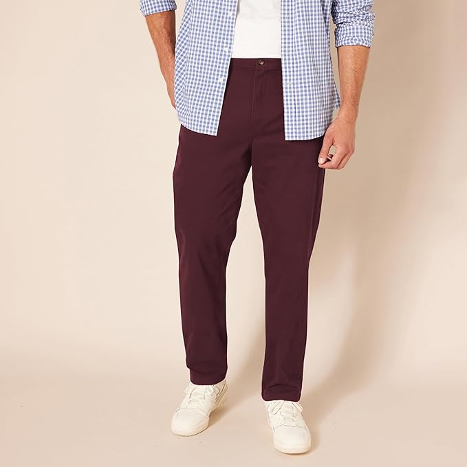 Men's Athletic-Fit Chino PantsAthletic Fit Chino Twill Pants For Men - Image 30