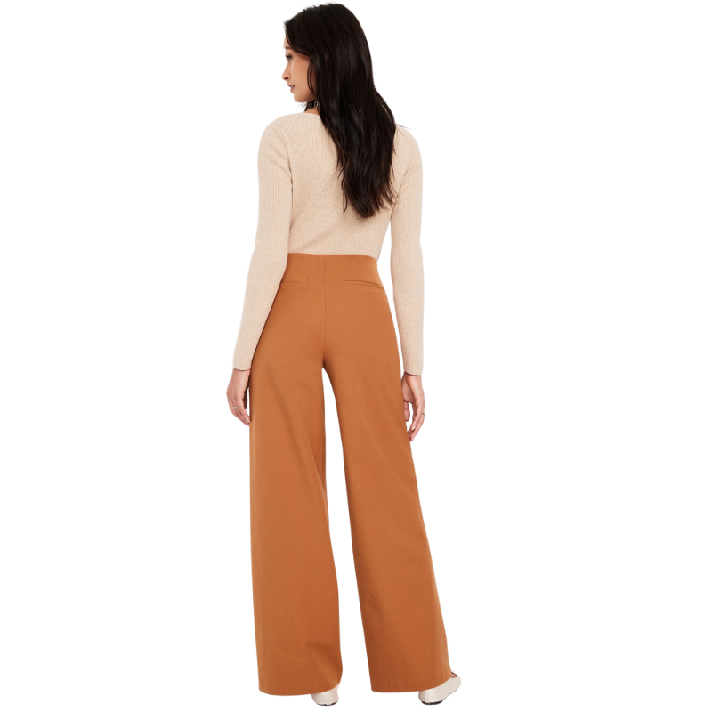 High Waisted Pull On Pixie Super Wide Leg Pants-My Comfy PantHigh Waisted Pull On Pixie Super Wide Leg Pants - Image 4