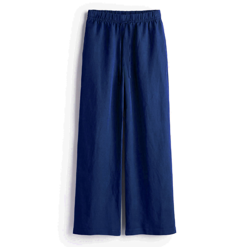 Versatile Drawstring Wide Trousers-My Comfy Pant