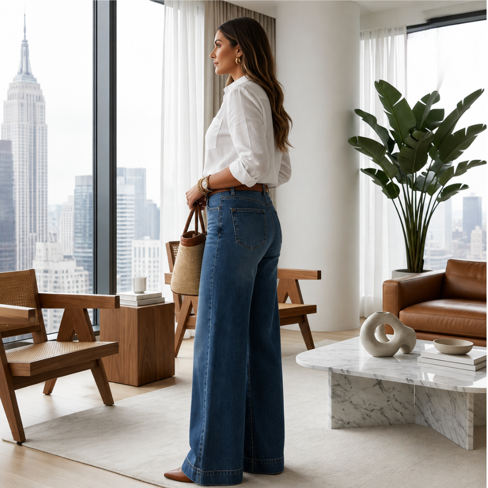 Casual Vintage Themed Summer Jeans For Women