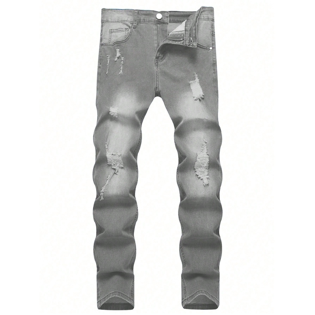 Casual Summer Streetwear Denim Jeans For Men