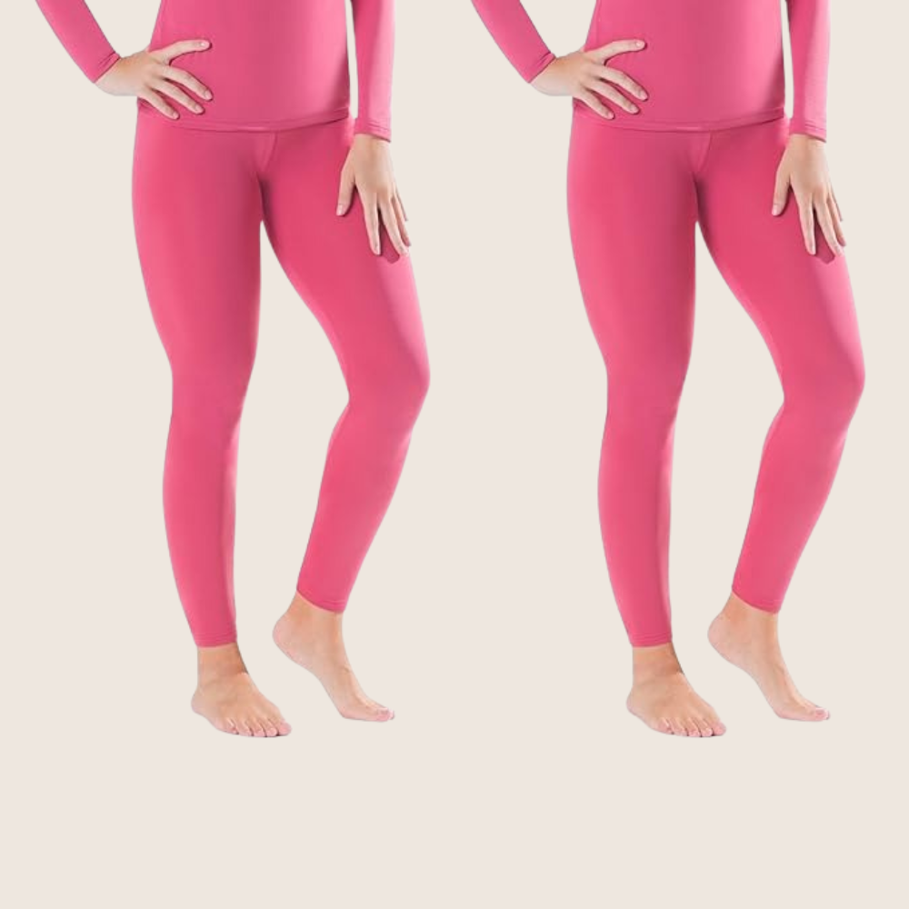 Pack Of 2 Women Insulated Thermal Leggings For Cold Weather And Skiing