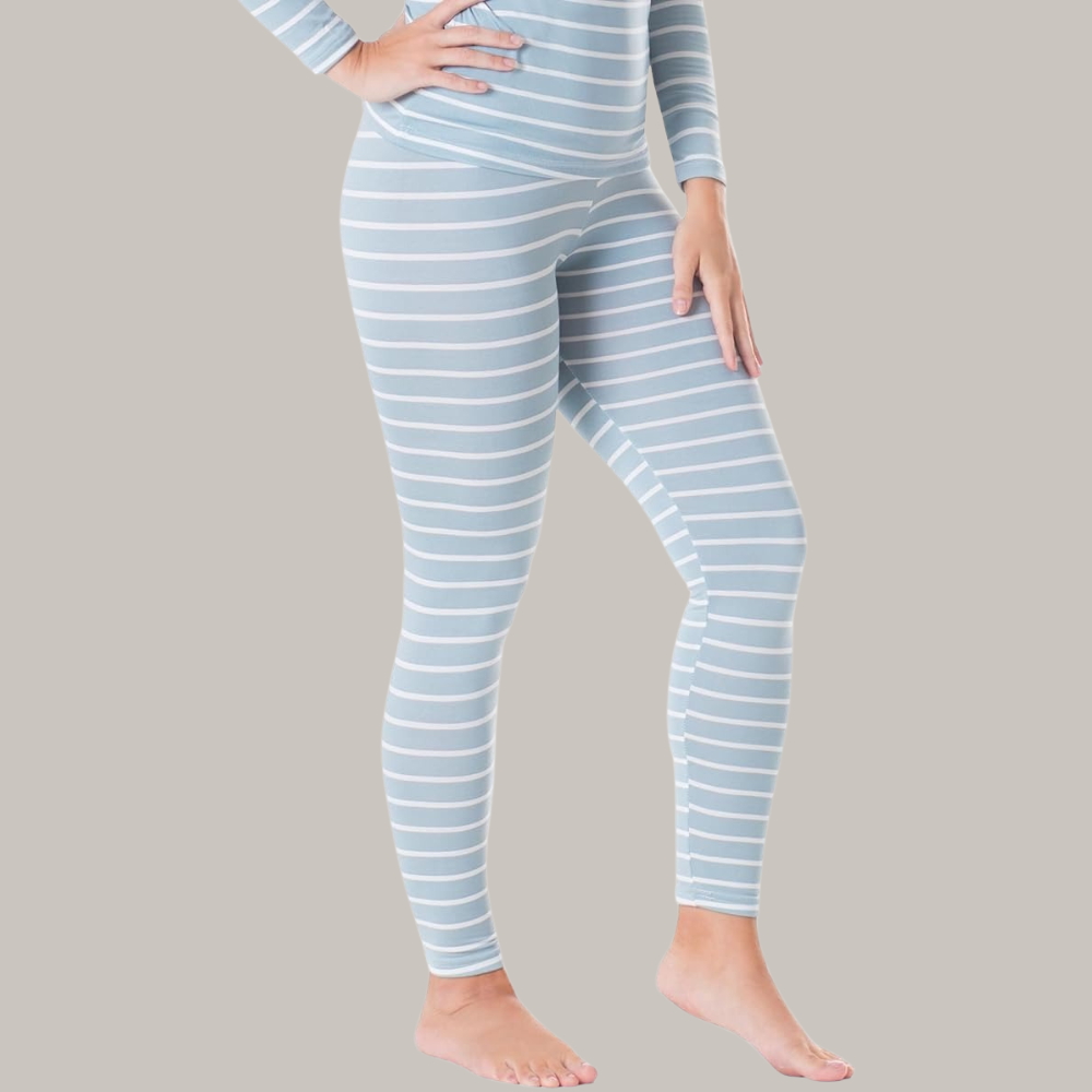 Women Printed Insulated Thermal Leggings For Skiing