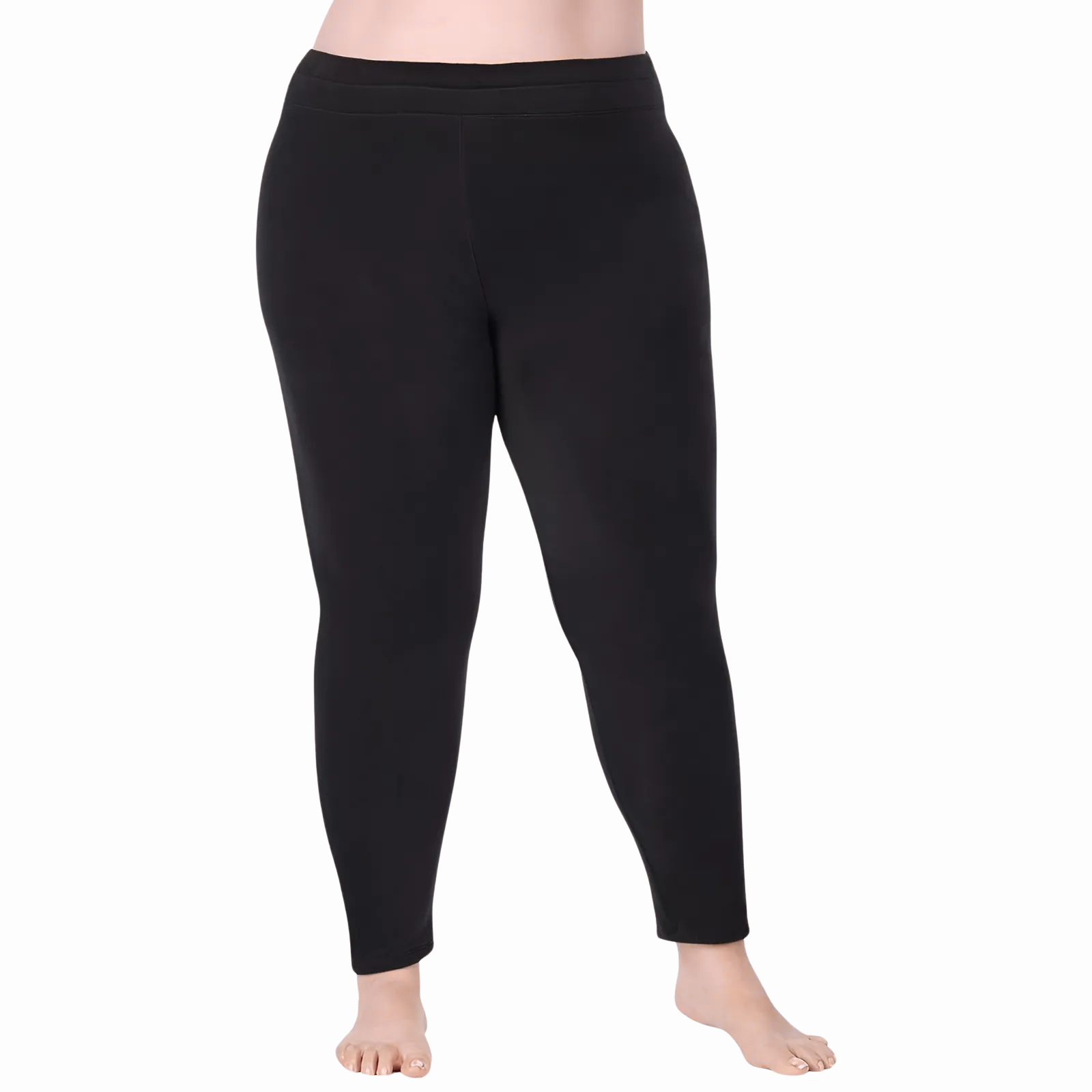 Women Thermal Fleece Lined Base Layer Stretch Leggings Tights