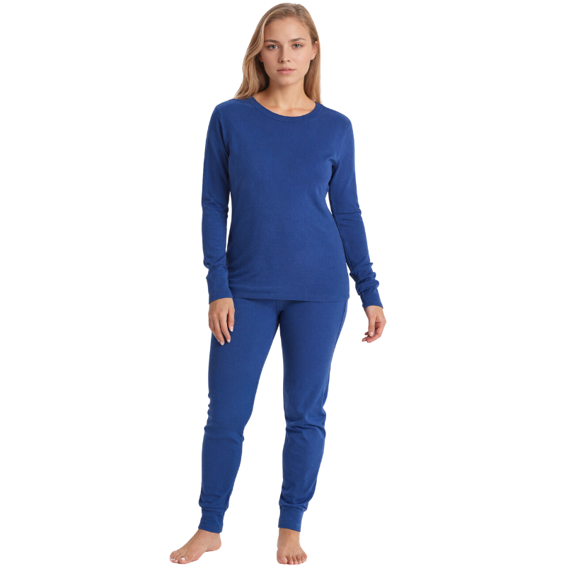 Women Thermal Underwear Pajamas Set