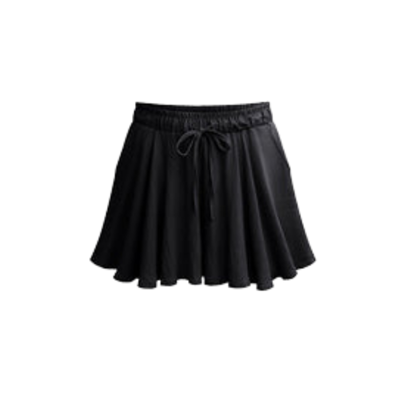 High Waist Drawstring Elastic Shorts-My Comfy Pant