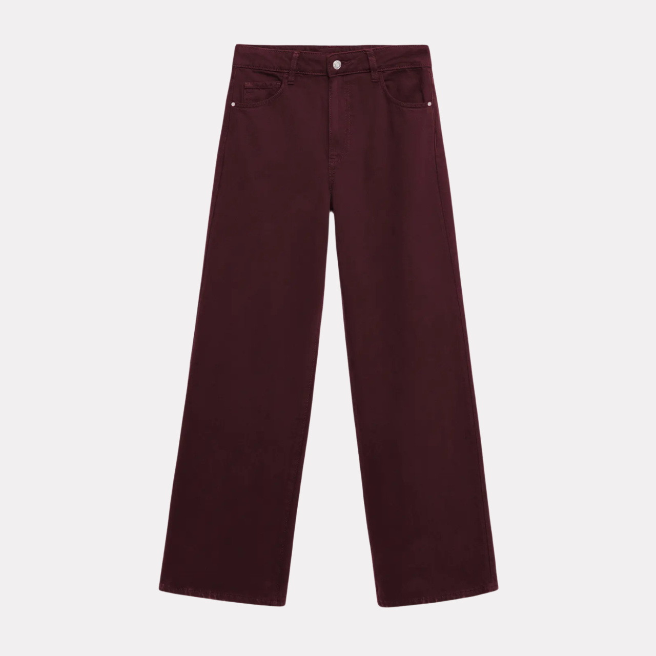 High Rise Wide Fit Stretchy Jeans With Multi Pockets For Women