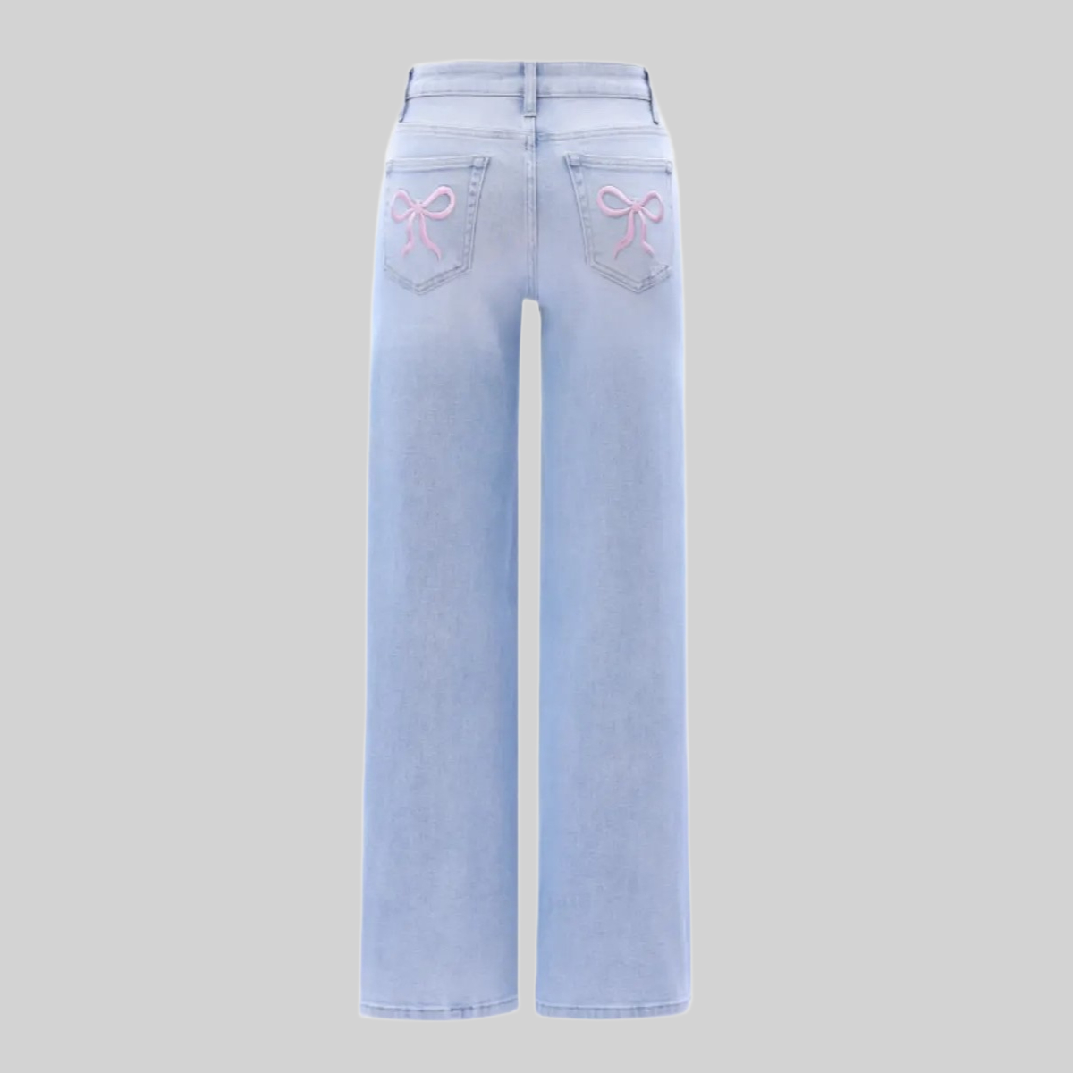 Stretchy Wide Fit Baggy Comfortable Jeans For Women