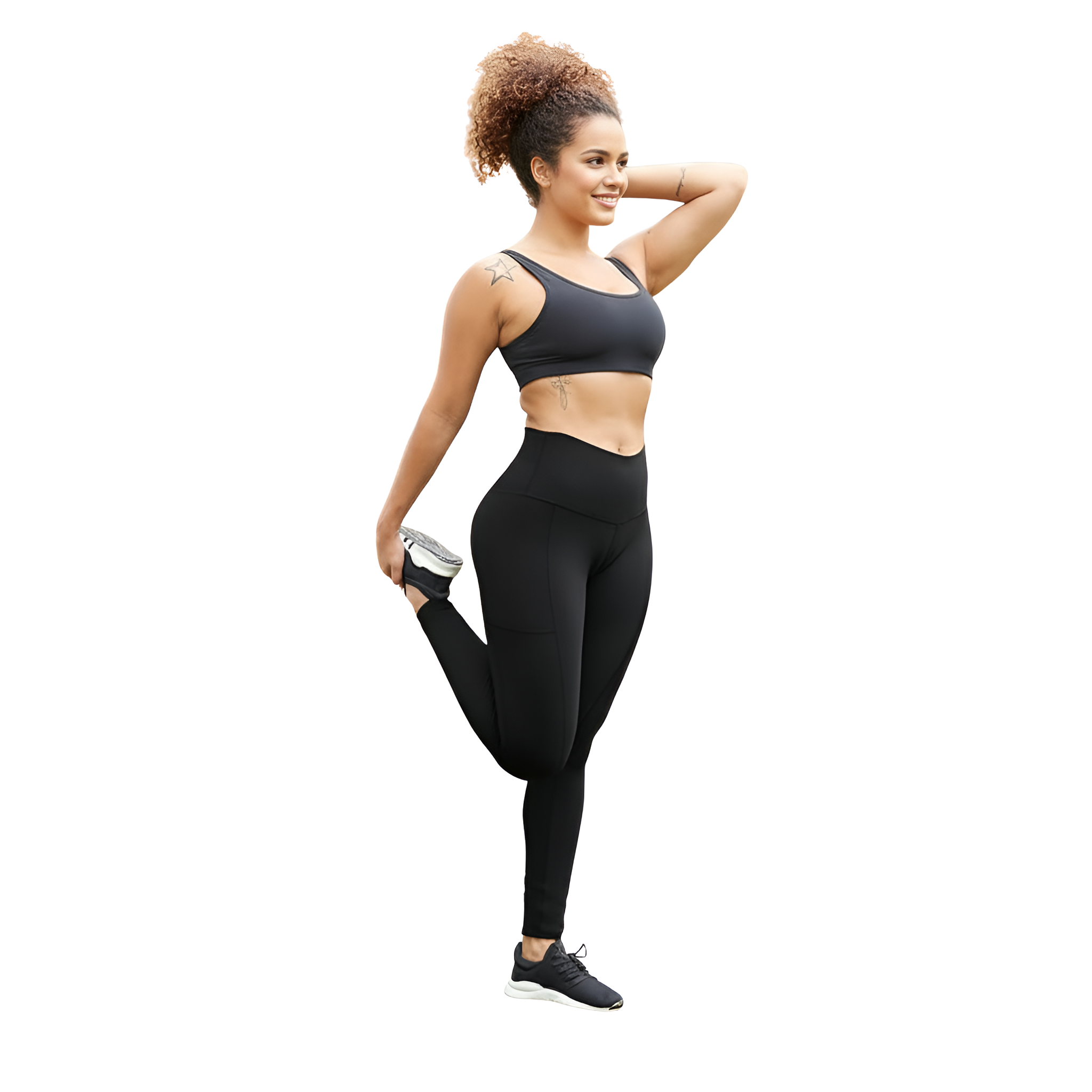 Stretchy Workout Leggings For Women With Pockets