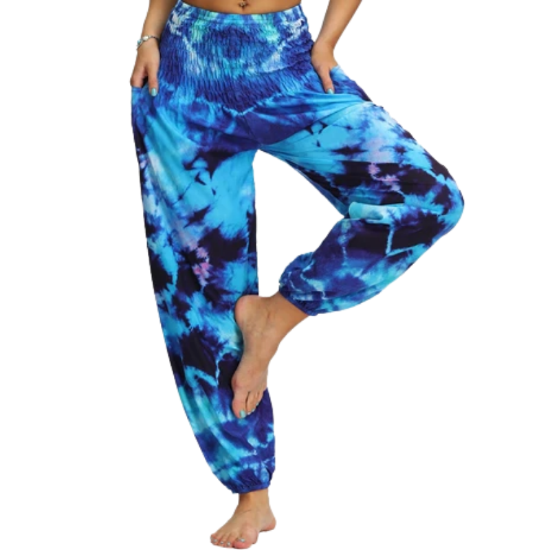 Tie-Dye Harem Pants-My Comfy PantTie-Dye Harem Pants - Image 4