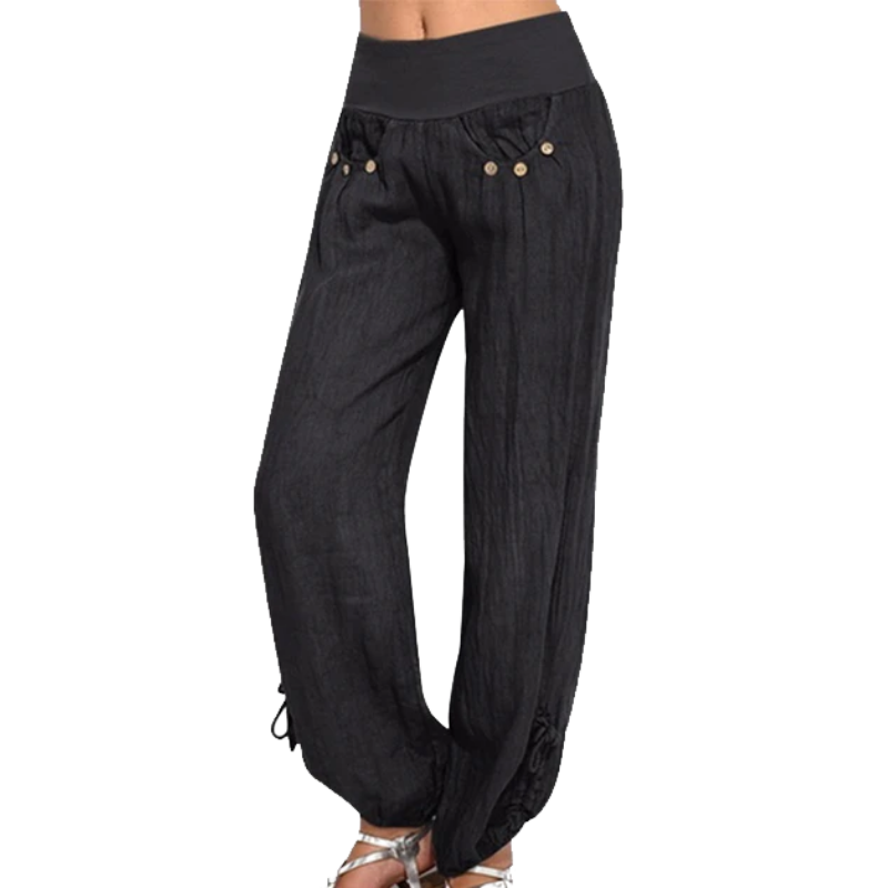 High Waist Comfy Drawstring Pants-My Comfy PantHigh Waist Comfy Drawstring Pants - Image 4