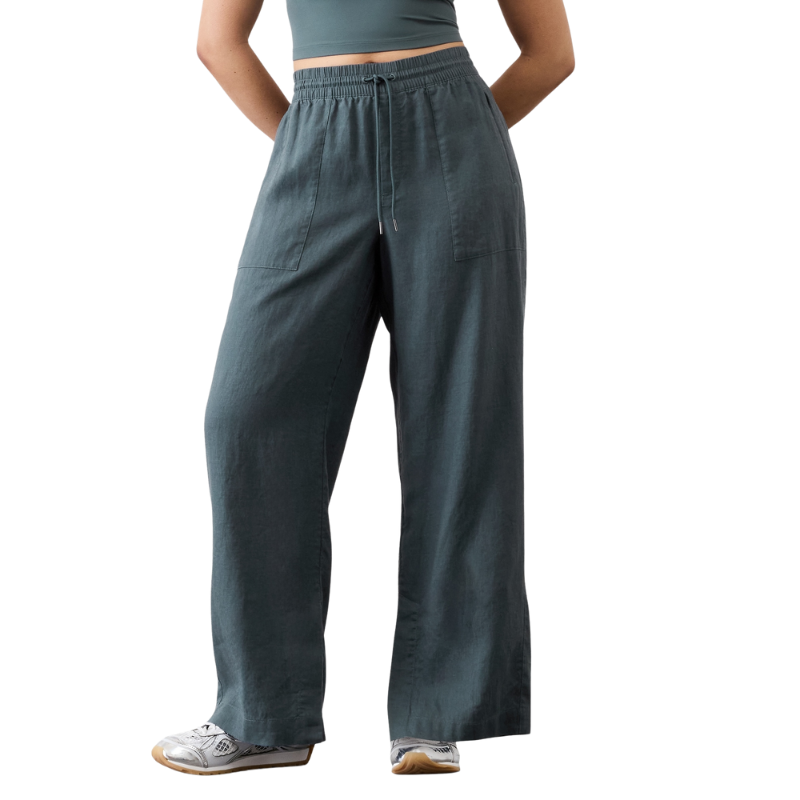 Retreat Linen High Rise Wide Leg Pant-My Comfy Pant