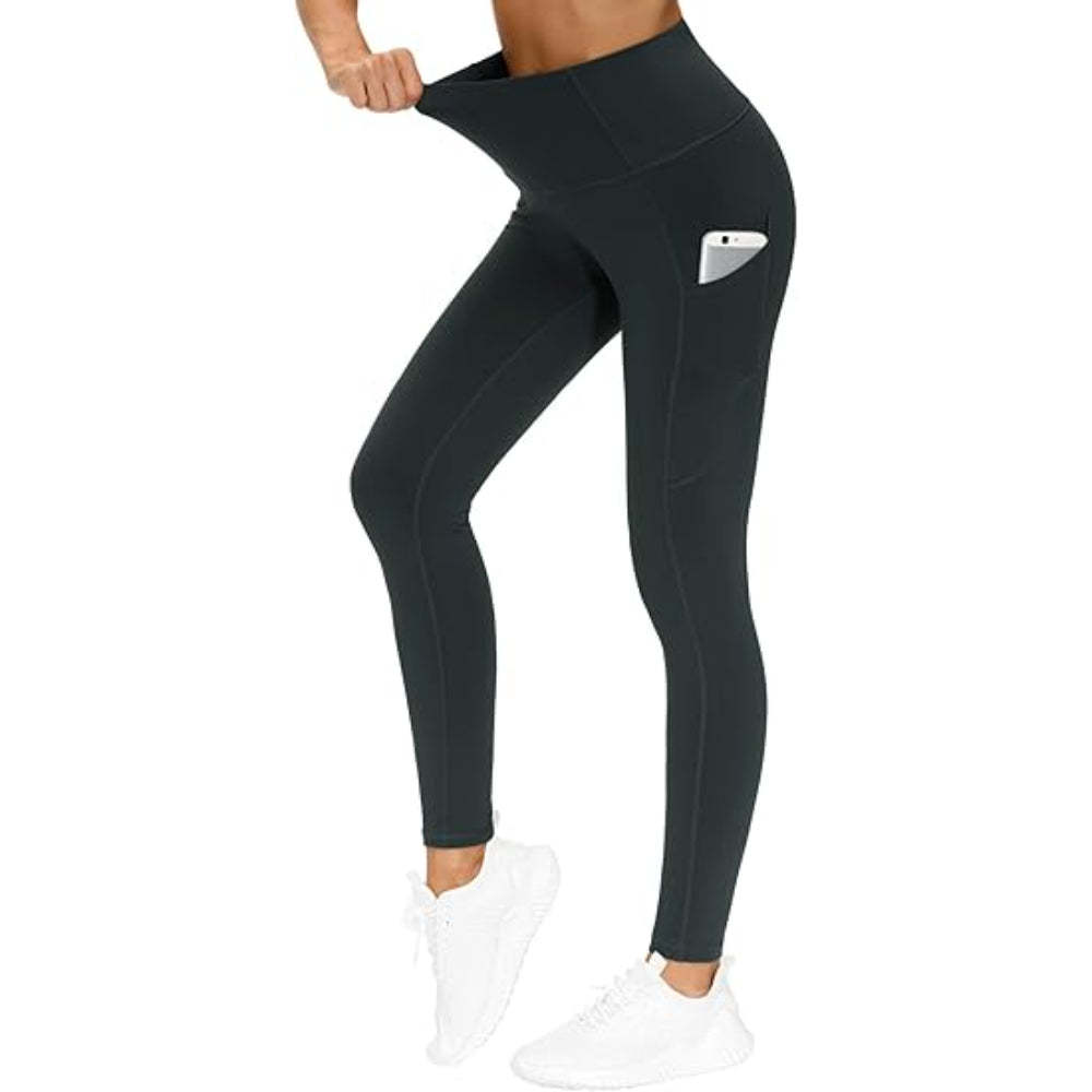 Full Length Yoga Leggings With Side Pockets For Workout-My Comfy Pant