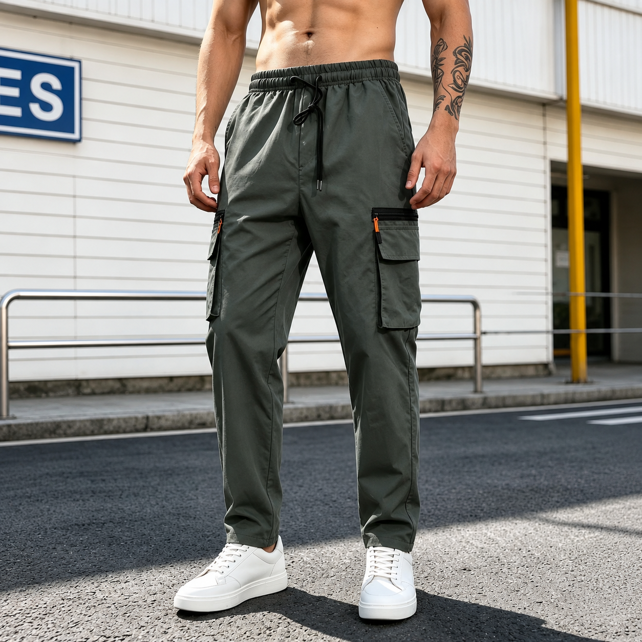 Casual Loose Outdoor Sports Work Pants For Men