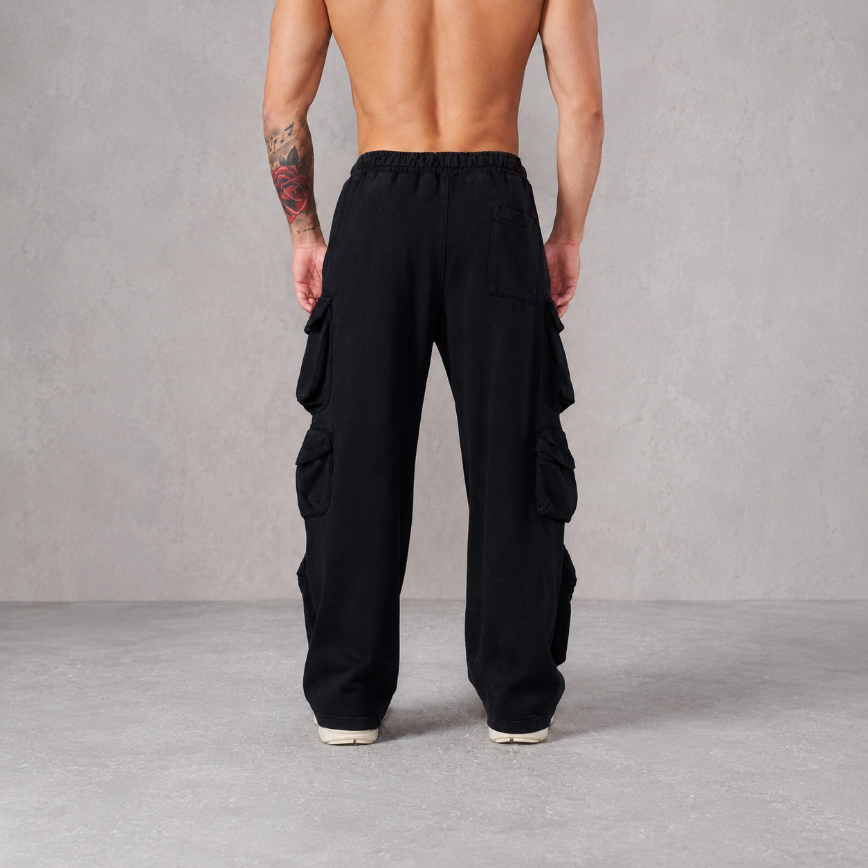 Casual Cargo Sweatpants With Pocket For Men