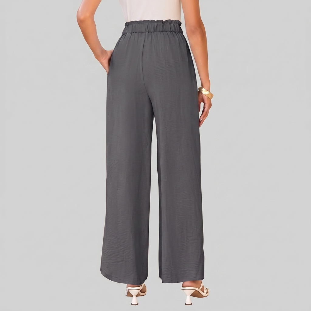 Casual High Rise Loose Fit Palazzo Pants For Women 