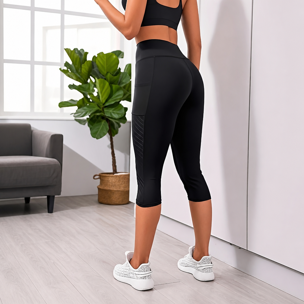 Casual Yoga Athletic Stitched Leggings For Women