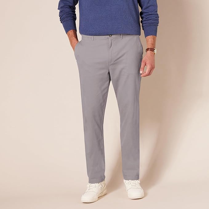 Slim Fit Casual Stretch Chino PantsSlim Fit Casual Stretch Chino Pants - Image 38
