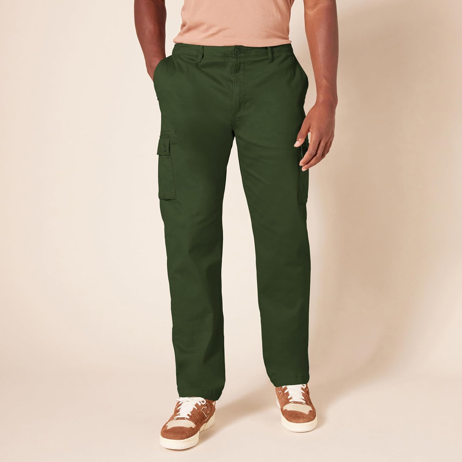 Straight Fit Stretch Cargo Pants for MenStraight Fit Stretch Cargo Pants for Men - Image 30