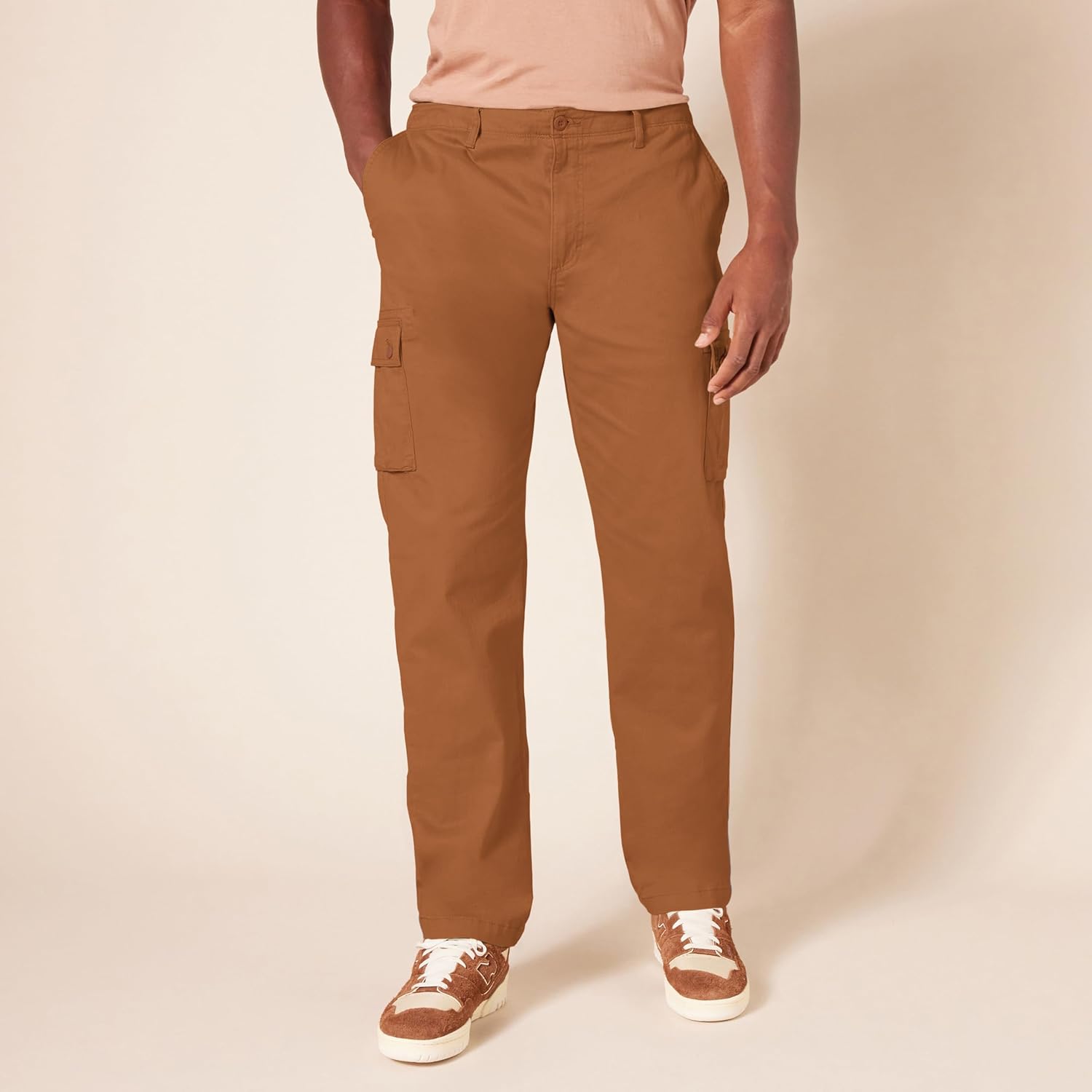 Straight Fit Stretch Cargo Pants for MenStraight Fit Stretch Cargo Pants for Men - Image 35