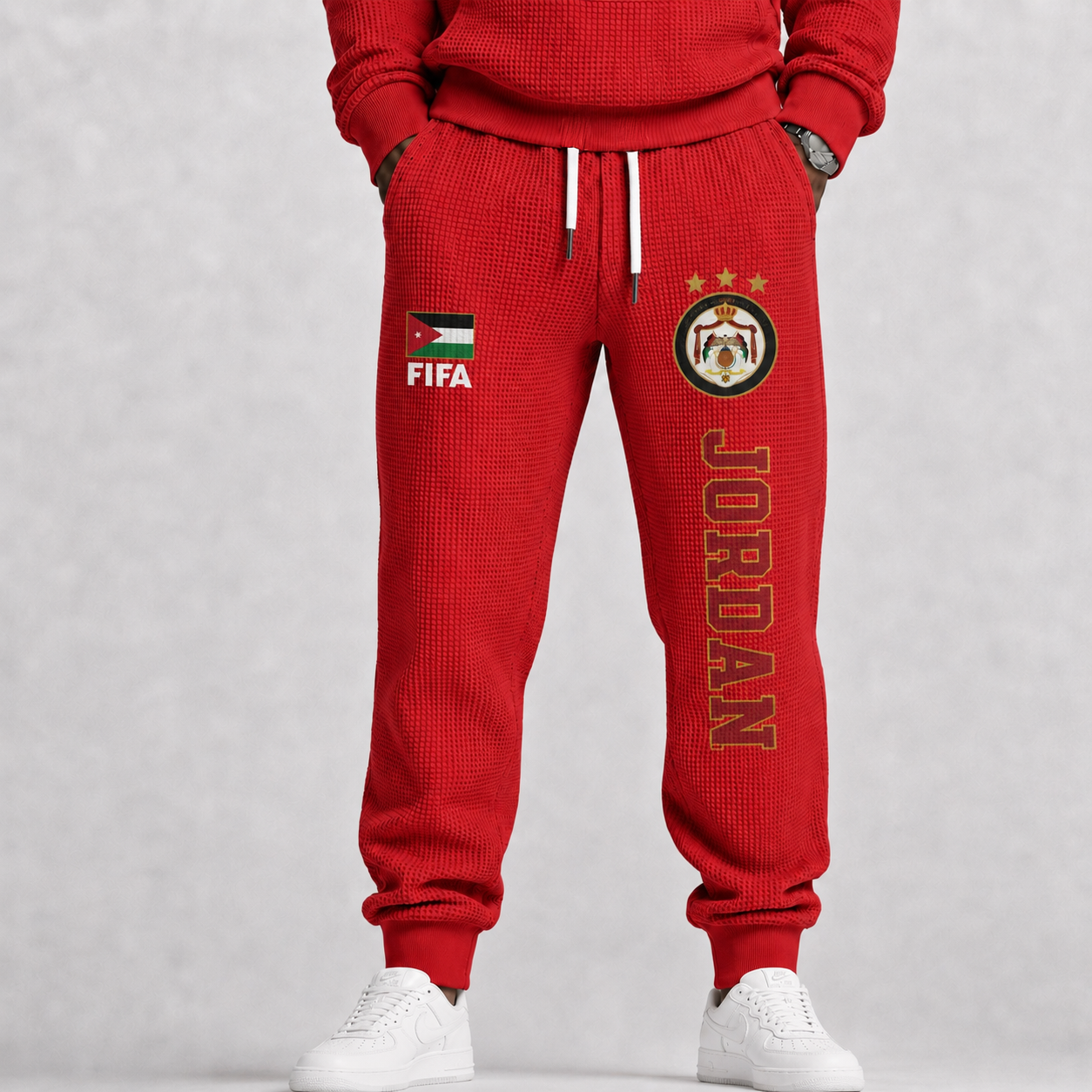 FIFA 2026 Jordan Printed Waffle Football Fan Pants
