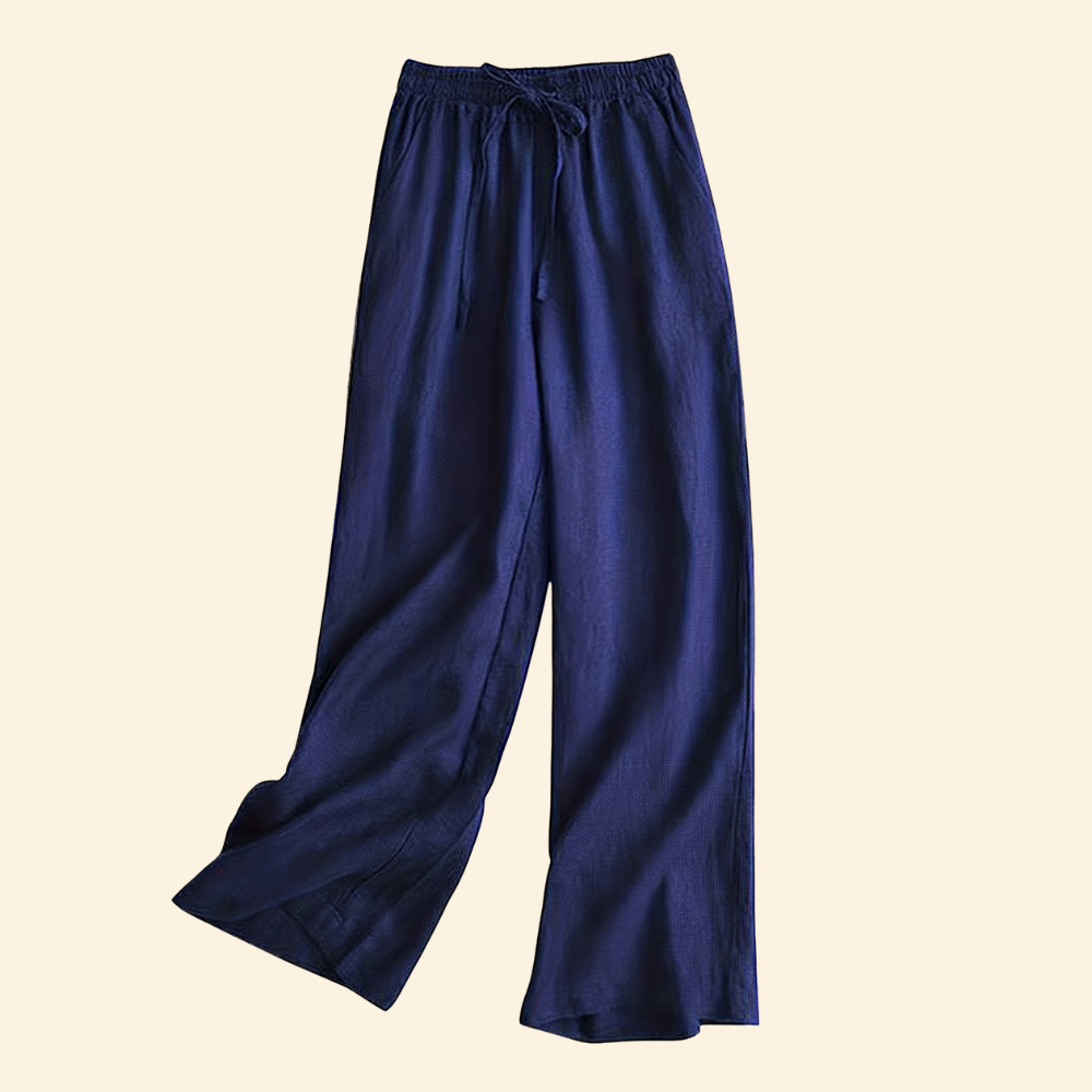 High Rise Wide Loose Drawstring Pants For Women