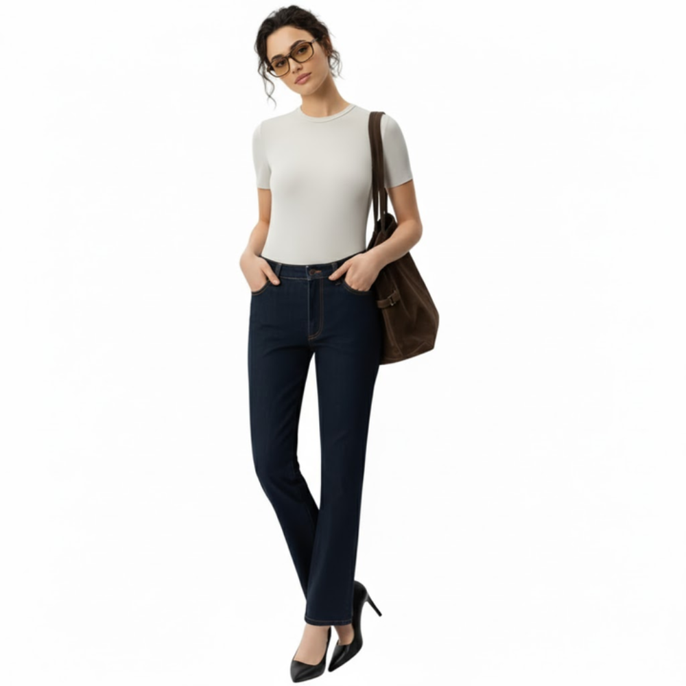 Comfortable And Stylish Slim Fit Denim Jeans For WomenComfortable And Stylish Slim Fit Denim Jeans For Women - Image 7