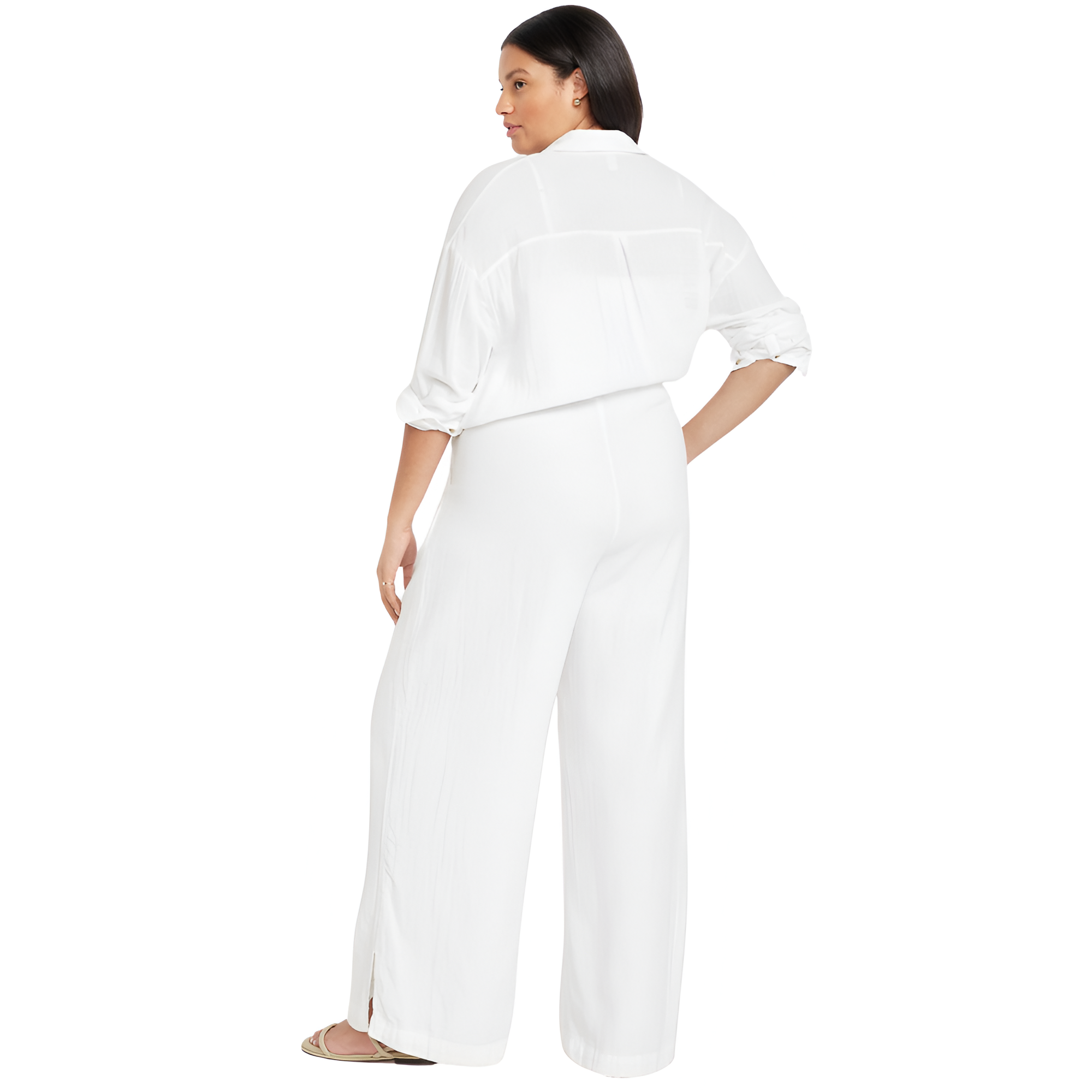 High Waisted Crinkle Gauze Super Wide Leg Pants-My Comfy PantHigh Waisted Crinkle Gauze Super Wide Leg Pants - Image 6