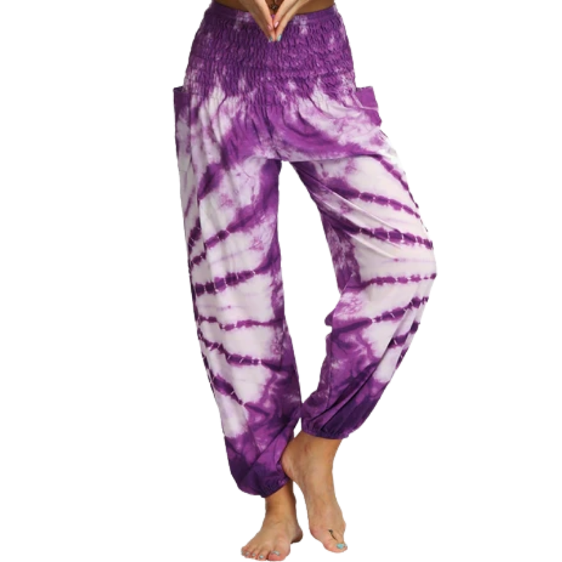 Tie-Dye Harem Pants-My Comfy PantTie-Dye Harem Pants - Image 5