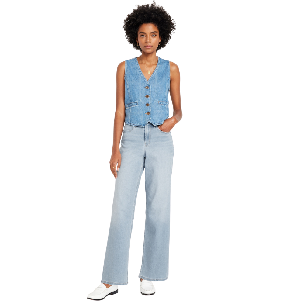 High Waisted Wow Wide Leg Jeans-My Comfy Pant
