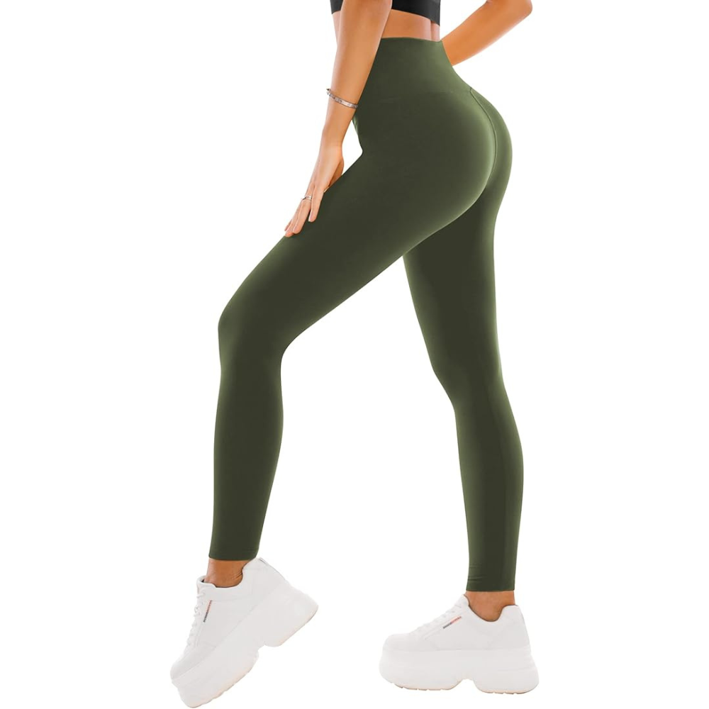 Full Length Yoga Pants With Crossover For Stretch And Comfort-My Comfy Pant