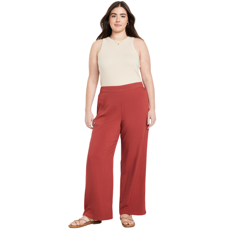 High Rise Playa Wide Leg Pants-My Comfy Pant