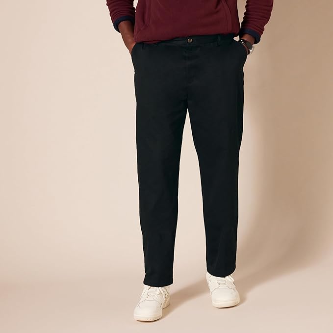 Men's Classic-Fit Wrinkle-Resistant Flat-Front Chino Pant