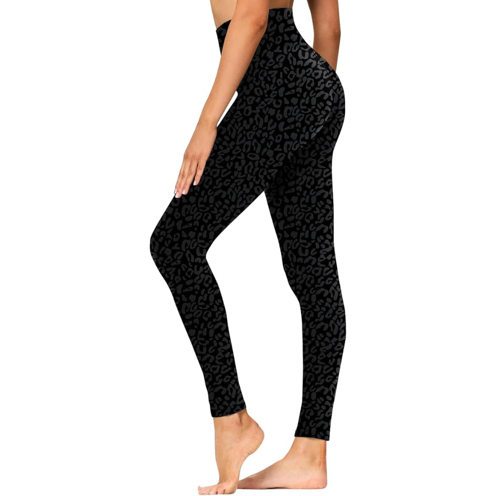 Printed High Rise Leggings For Active And Casual Wear-My Comfy Pant